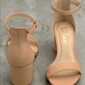 Lulus Harper block heel